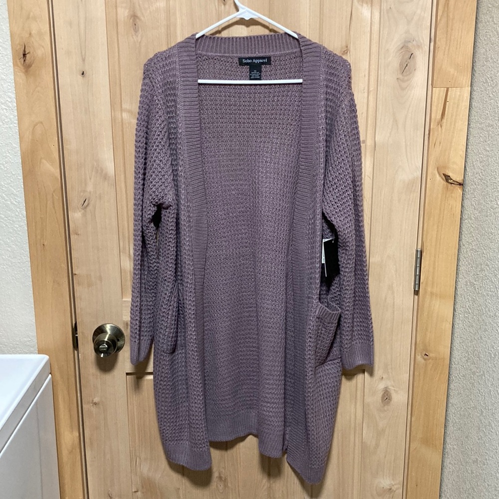 Boutique Crocheted Cardigan